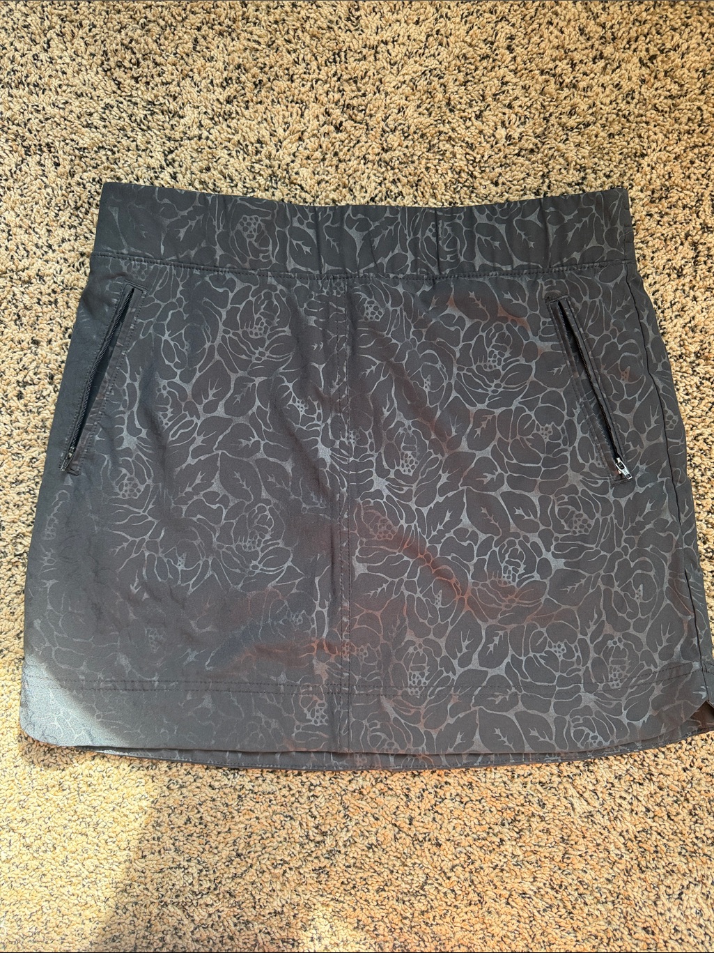 Orvis Gray Elastic Waist Skort